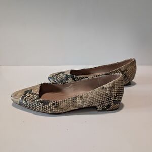 Steven By Steve Madden Snakeskin Flats